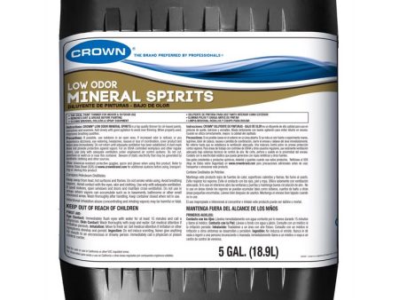 Crown Low-Odor Mineral Spirits - 5 gal. Online Sale