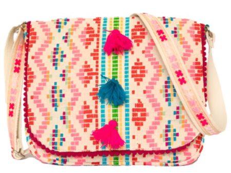 Jen & Co. Pia Aztec Cotton Crossbody Bag Online Hot Sale