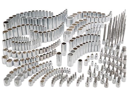 Craftsman 1 4 , 3 8 , & 1 2  SAE 6 & 12 Point Socket Set - 299 pc. Fashion