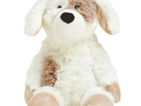 Warmies Plush Brown & White Puppy Discount