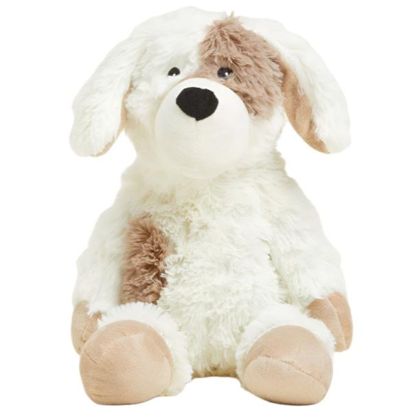 Warmies Plush Brown & White Puppy Discount