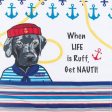 Nauti Dog Nautical Tea Towels - 19  x 28  Sale