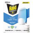 Raid Essentials Flying Insect Light Trap Kit & Refills For Sale