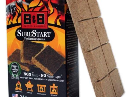 B&B Better Burning SureStart Fire Starters - 24 pc. Online Sale