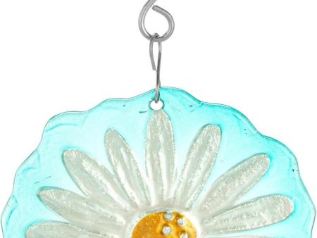 Daisy Glass Fusion Ornament For Discount