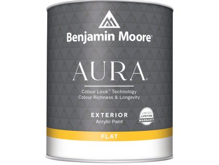 Aura Waterborne Exterior Paint - Flat Finish 629 Hot on Sale