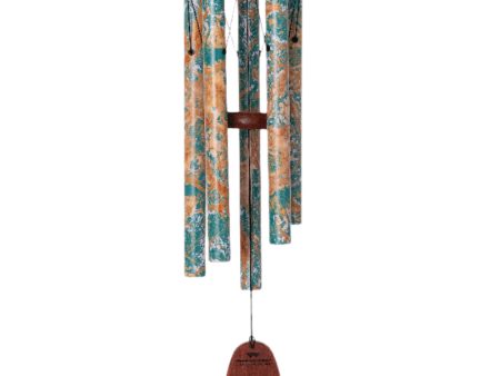 Marbled-Style Patina Windchime - 24  Online Sale