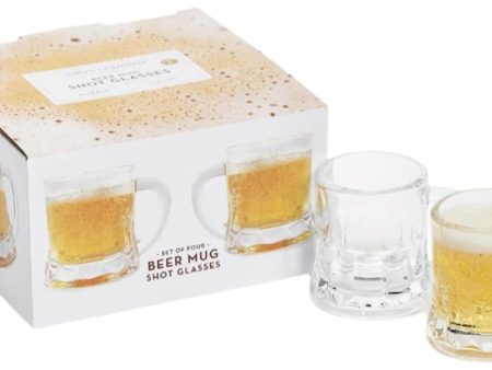 Mug Shots  Miniature Beer Mug Shot Glasses - 4 pc. Cheap