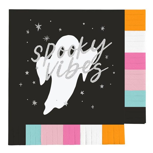 Spooky Vibes Beverage Napkins - 16 pc. Online