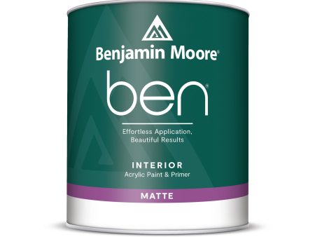 ben Waterborne Interior Paint- Matte 624 For Discount