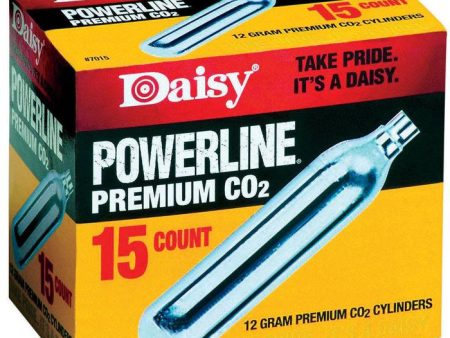 Daisy Powerline Premium CO2 Cartridges - 15 pc. Online Hot Sale