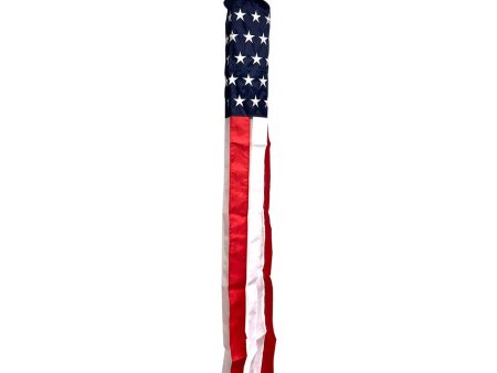 Briarwood Lane Patriotic Embroidered Windsock - 60  For Sale