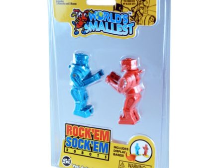 World s Smallest  Rock  Em Sock  Em Robots Cheap