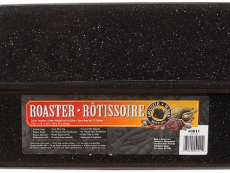 Granite Ware Enameled Porcelain Poultry Roaster (25 lb. Capacity) Sale