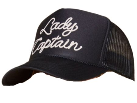 Lady Captain Rope Trucker Hat For Discount