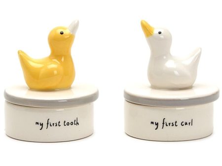 Lucky Duckie Baby s First Tooth & Curl Keepsake Boxes Online