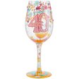 Lolita Hand-Painted Wine Glasses (Birthdays) - 15 oz. Online now