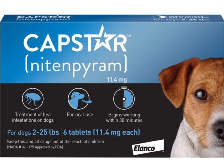 Capstar Flea Treatment Tabs (Dog, <25 lb.) - 6 pc. Online