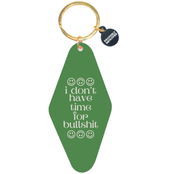 Properly Improper Hot-Stamped Motel Style Keychains Online