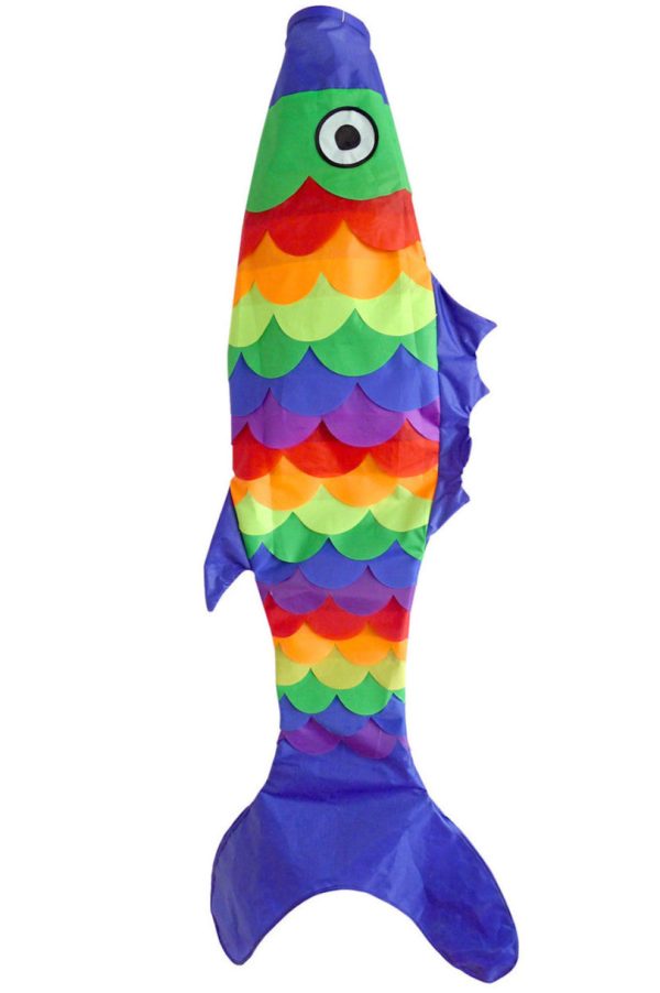 Briarwood Lane Classic Rainbow Fish Windsock - 55  Fashion