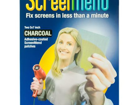 Screenmend 5  x 7  Fiberglass Screen Repair Patch - 2 pc. Online