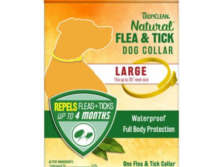 Tropiclean All-Natural Flea & Tick Collar (Dog) For Discount