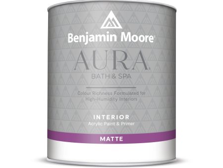 Aura Bath & Spa Waterborne Interior Paint - Matte Finish 532 Hot on Sale