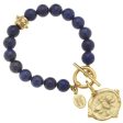 Gold Bee Intaglio Stone Bracelet Hot on Sale