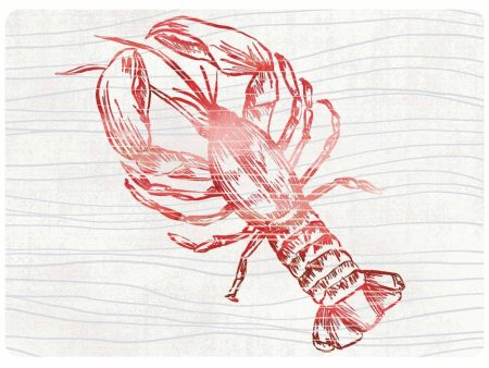 Cork-Backed MDF Lobster Placemats - 4 pc. Online Hot Sale