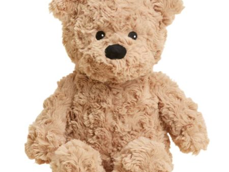 Warmies Plush Brown Curly Bear Hot on Sale