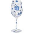 Lolita Hand-Painted Wine Glasses - 15 oz. Online Hot Sale