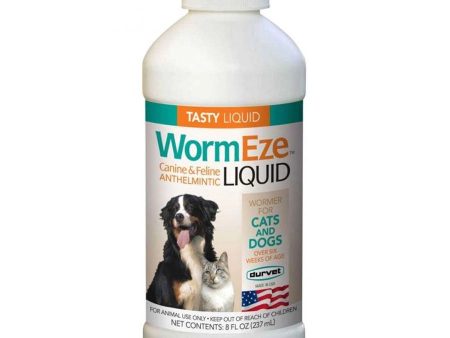 Durvet WormEze Dog & Cat De-Wormer - 8 oz. Online