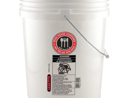 Leaktite Food Safe 5 Gallon Bucket Online Sale