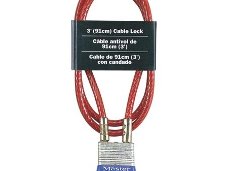 Master Lock Vinyl-Coated Keyed Steel Locking Cable Discount