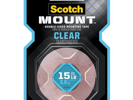 3M Scotch-Mount Clear Double-Sided Mounting Tape Sale