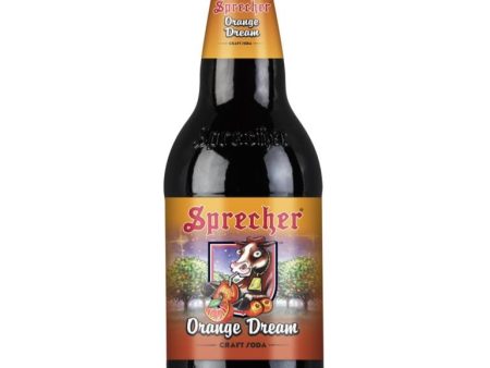 Sprecher Orange Dream Soda - 16 oz. Sale