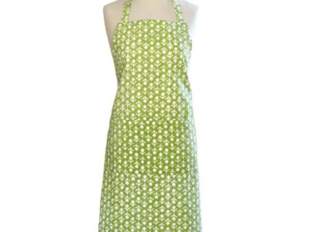 Charlotte Green Cotton Apron Fashion