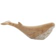 Hand-Carved Mango Wood Blue Whale Figure - 20  Hot on Sale