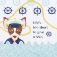 Nauti Dog Nautical Tea Towels - 19  x 28  Sale