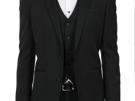 SKINNY JACKET   JACK 8002 BLACK on Sale