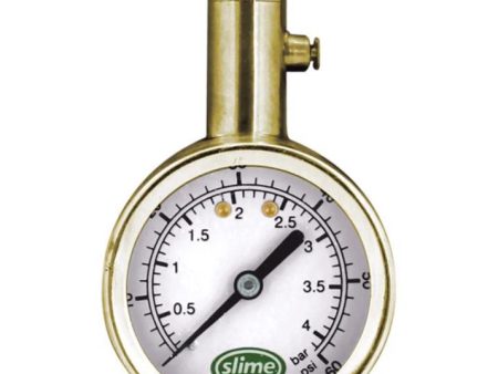 Slime 5-60 PSI Analog Tire Pressure Gauge Hot on Sale