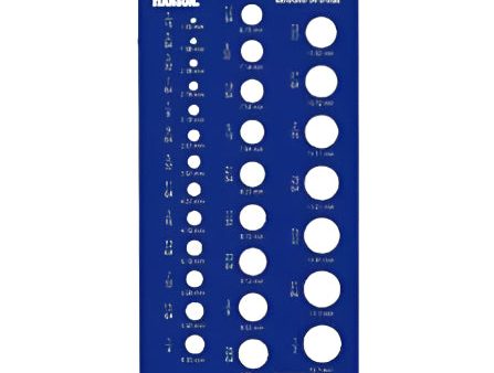 Irwin 1 16  to 1 2  Steel Drill Bit Gauge Online now