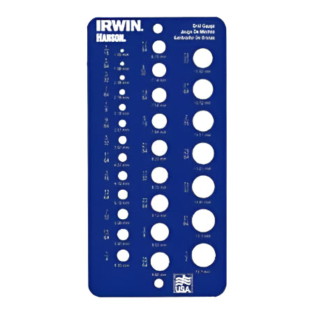 Irwin 1 16  to 1 2  Steel Drill Bit Gauge Online now