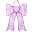 Gingham Baby Boy Girl Bow Door Hanger Sale