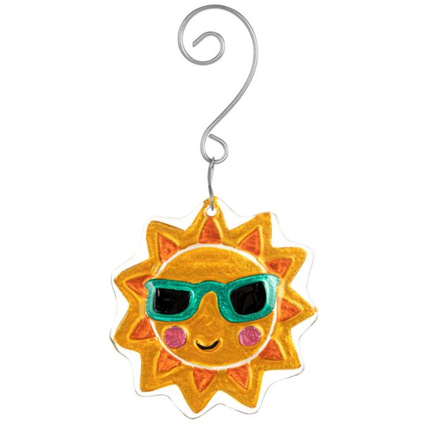 Sun & Shades Glass Fusion Ornament For Discount