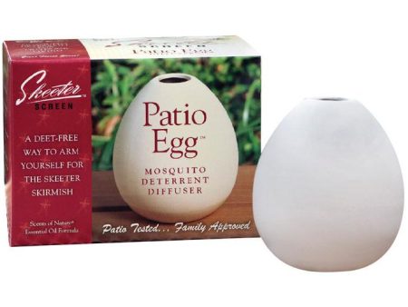 Skeeter Screen Patio Egg Mosquito Repellent Oil Diffuser & Refills For Discount