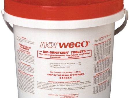 Norweco Calcium Hypochlorite Bio-Sanitizer Tablets - 25 lb. Sale