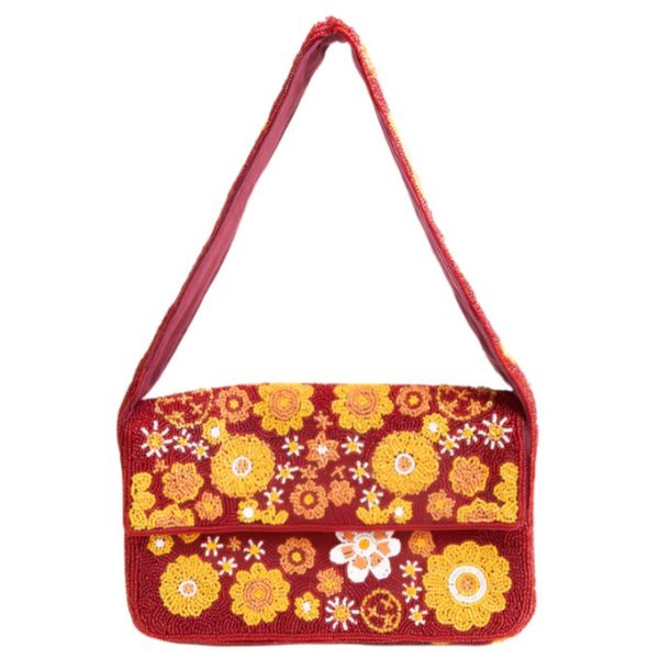 Jen & Co. Tana Beaded Shoulder Bag Online now