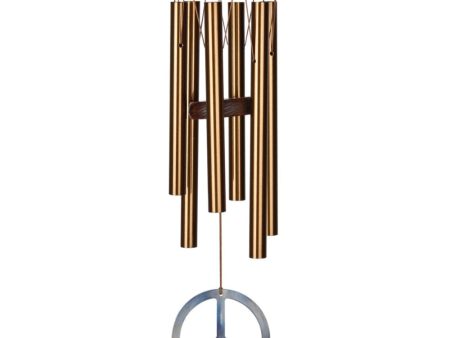 Woodstock Stainless Steel Peace Sign Windchime - 16  For Discount