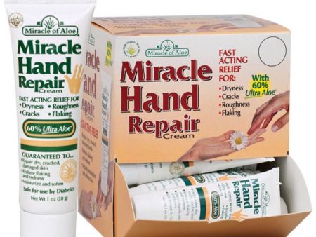 Miracle of Aloe Organic  Miracle Hand Repair  Lotion - 1 oz. Online now